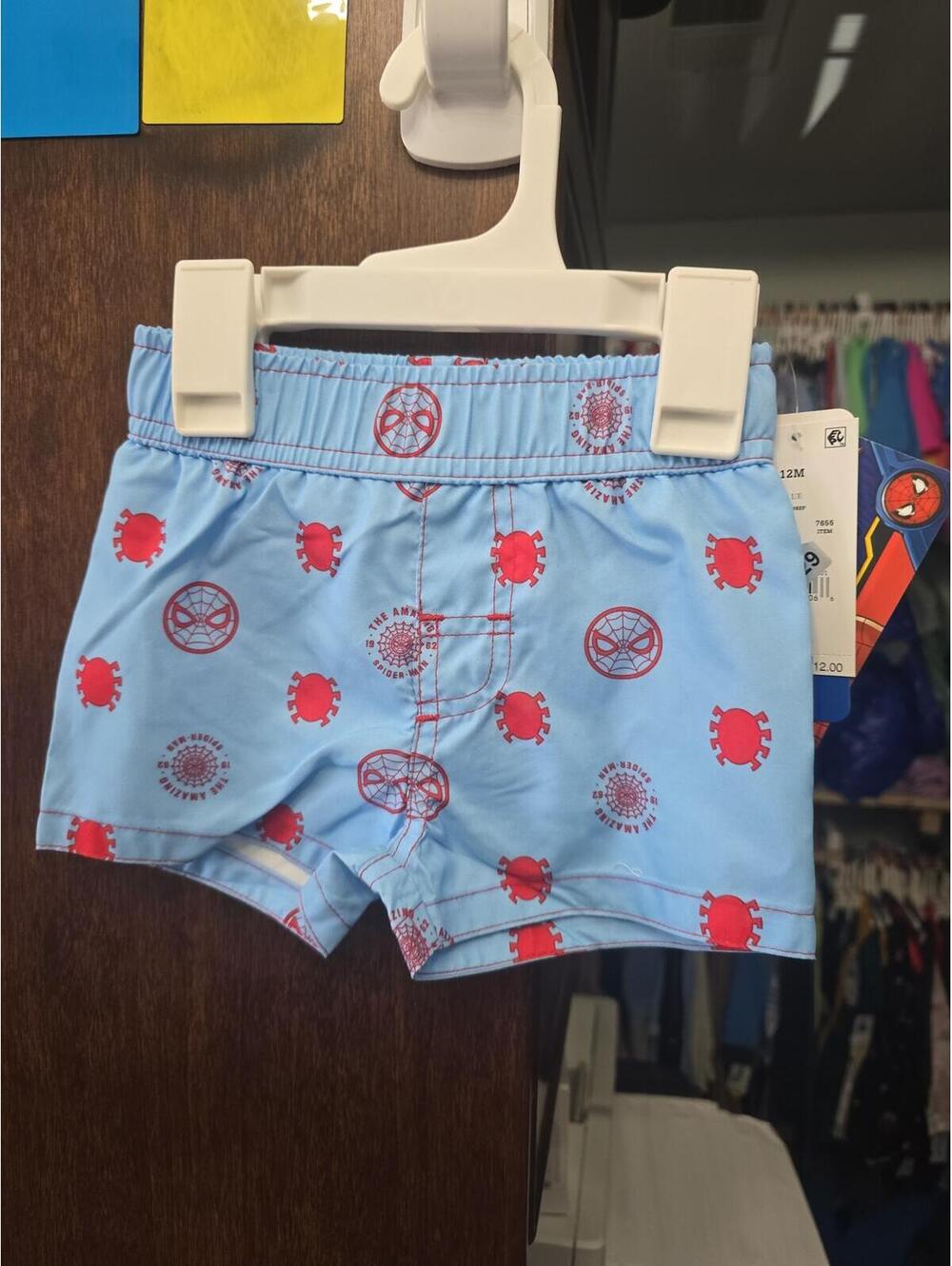 12m brand new spider man swim bottoms item 429